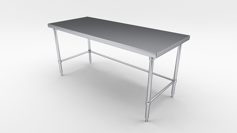 Allied-Stainless-Open-Base-Work-Table-30x72