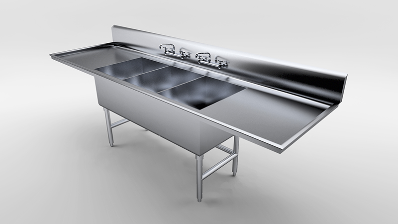 Allied-Stainless-commercial-three-compartment-sink